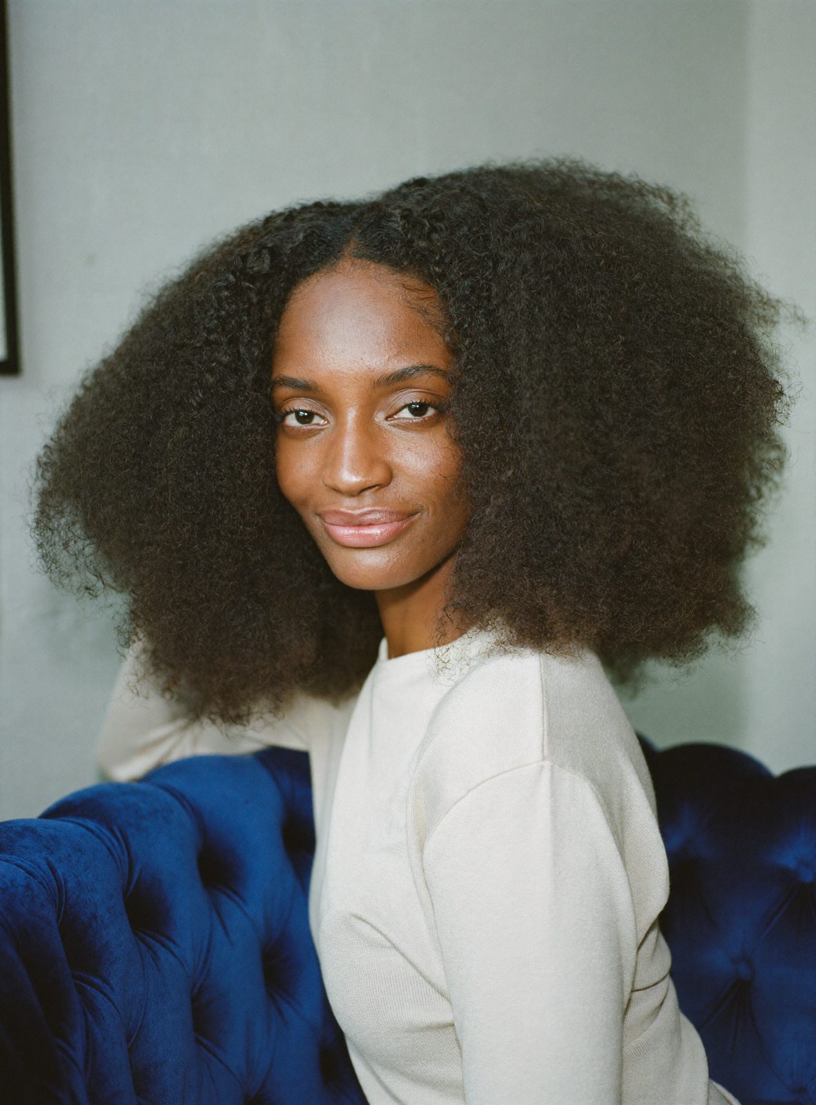 Freshly cut defined curls
