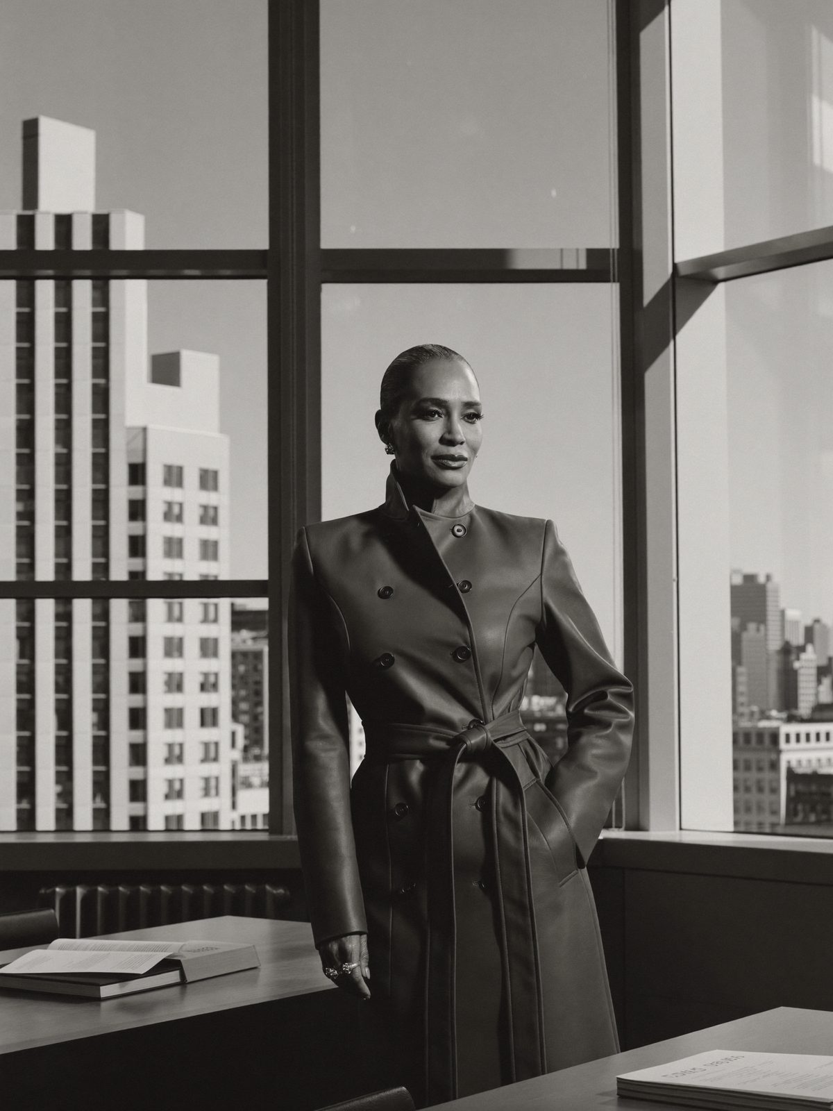 Danielle Okafor by her office window